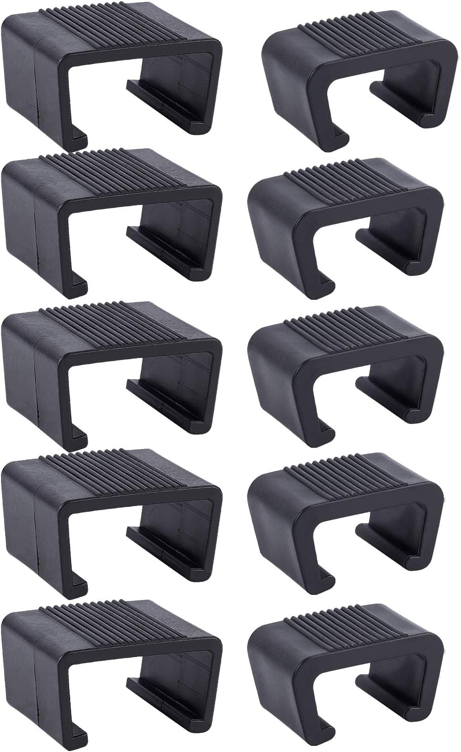 AHANDMAKER Outdoor Patio Furniture Clips, 10Pcs 2 Sizes Sectional Sofa Rattan Furniture Clips Chair Fasteners, Connect The Sectional or Module Outdoor Couch Patio Furniture : Garden & Outdoor
