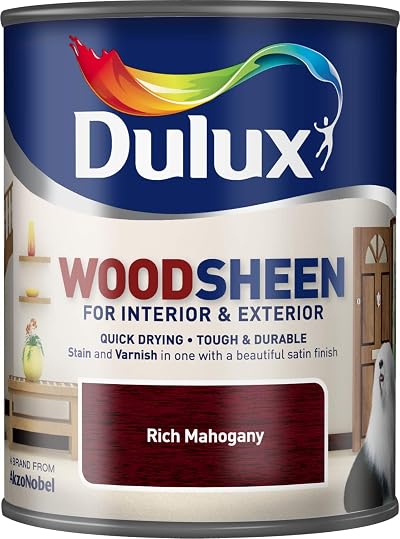 Dulux Woodsheen Rich Mahogany 750ML Interior Exterior Quick Drying Wood Paint