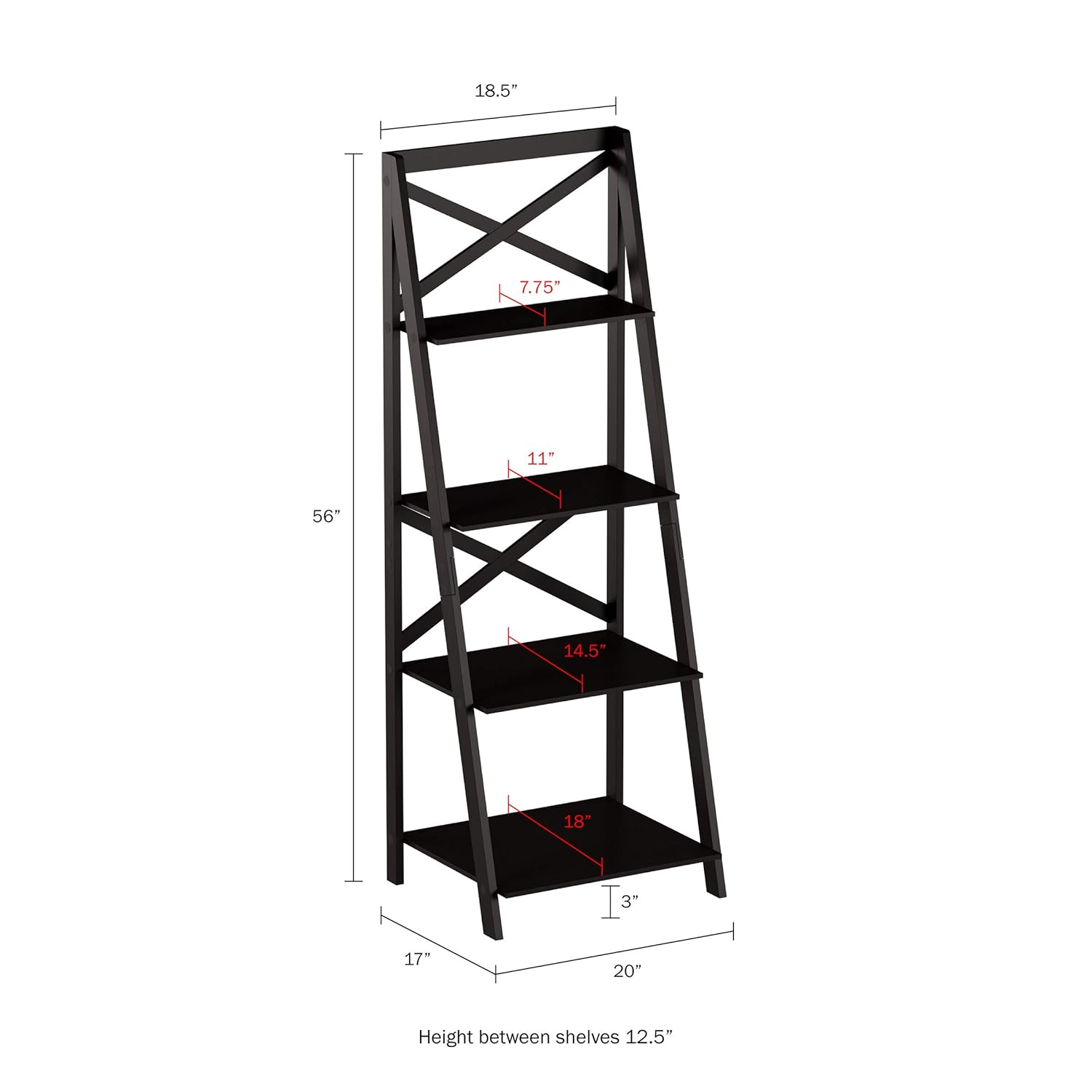 The 10 Best Lavish Home 5Tier Ladder Blonde Wood Storage Shelf