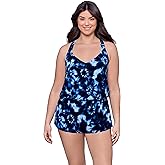 Aqua Green Womens V-Neck Full Coverage Racerback Swim Romper with Pockets