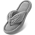 ULTRAIDEAS Women's Popcorn Flip Flop House Slipper with Memory Foam
