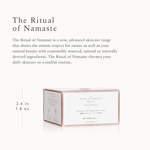 ritual of namaste glow day cream