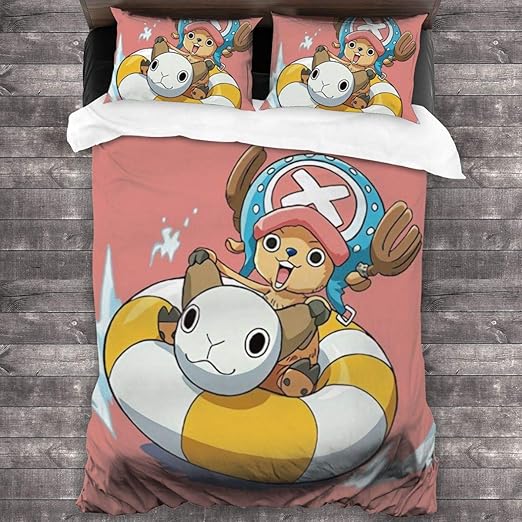 Amazon ワンピース 布団カバーシングルスリーピース寝具ベッドカバーシート枕カバーソフト肌にやさしい睡眠の快適さ 177 218cm 寝具カバーセット オンライン通販