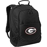 Broad Bay Georgia Bulldogs Backpack University of Georgia Laptop Computer Bags (Black)
