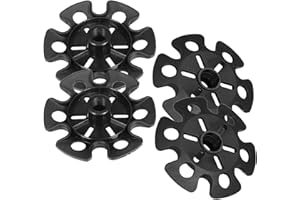 FAVUIT Rubber Trekking Pole Tips 4pcs Walking Hiking Stick Tips Universal Carbide Tips Walking Poles Boot Tips Rubber Feet Protectors Snowflake Powder Sand Mud Ski Basket fit Most Standard Hiking Poles