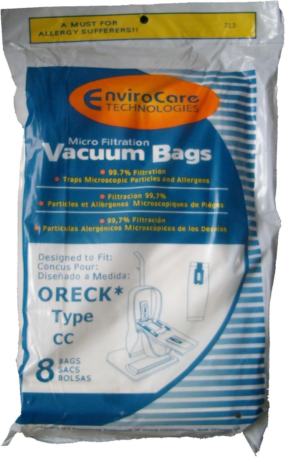 Best oreck belts and bags