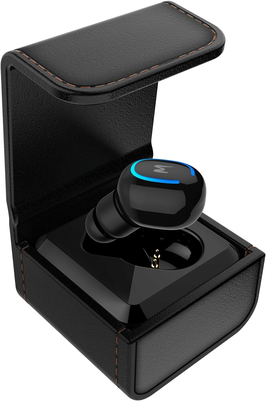 GSPON Bluetooth Headset Smallest In Ear Car Headphone with Mic Mini Invisible Wireless Bluetooth Earpiece Sweat Proof Long Battery Life 6H Playtime Earbud