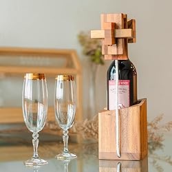 BSIRI Gifts Wine Bottle Puzzles Drinking Games for
