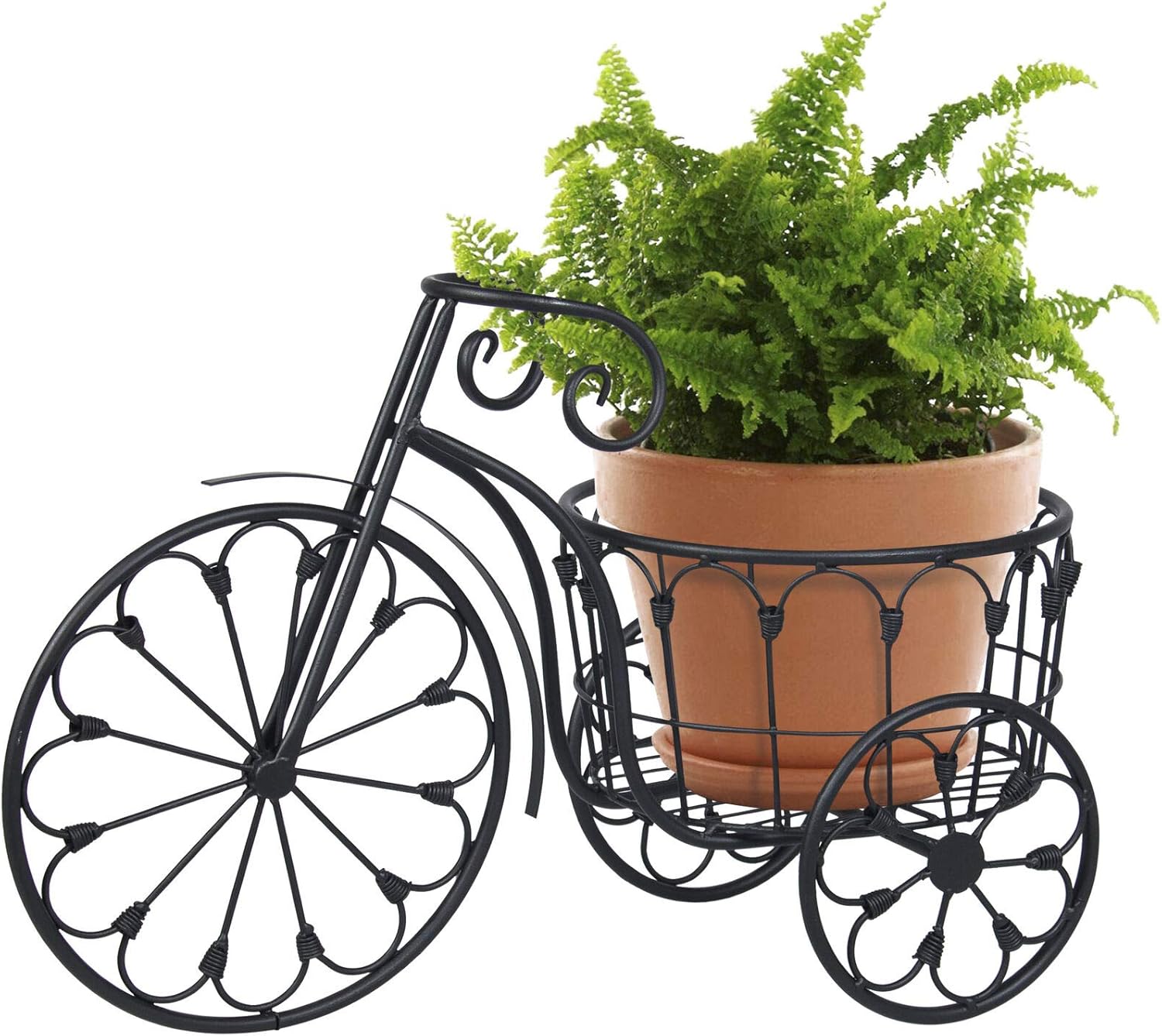 Which Is The Best Patio Mini Garden Bicycle Planter Home Decor Iron Stand
