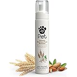Oatmeal Waterless Foam - Grooming for Dogs and Cats, Soothe Sensitive Skin Formula with Aloe for Itchy Dryness for Pets, pH B