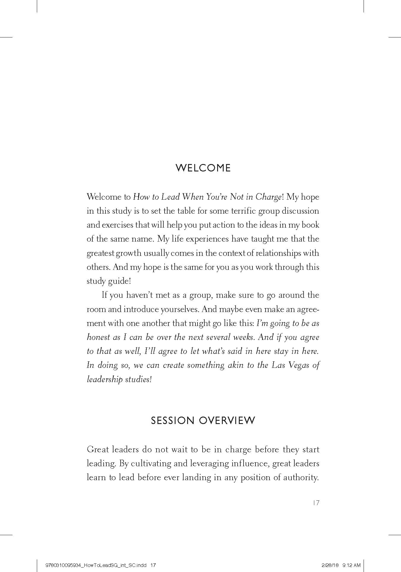 How to Lead When You're Not in Charge Study Guide: Leveraging Influence When You Lack Authority