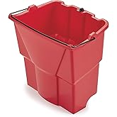 Rubbermaid Commercial Products Dirty Water Bucket for WaveBrake 2.0 35 Qt. Mop Bucket System 18-Quart Capacity Red 14" x 9.8"