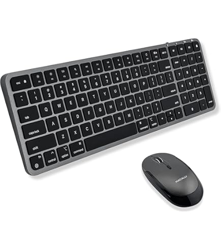 Amazon.com: Macally Bluetooth Mac Keyboard and Mouse (Compact