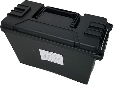 Caja de munición de dos flechas para almacenamiento de balas de niños, lata de munición de