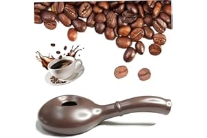 Coffee Roaster, Ceramic Coffee Bean Roaster with Extended Handle, Portable Household Nut Peanut Cashew Chestnuts Roasting Sto