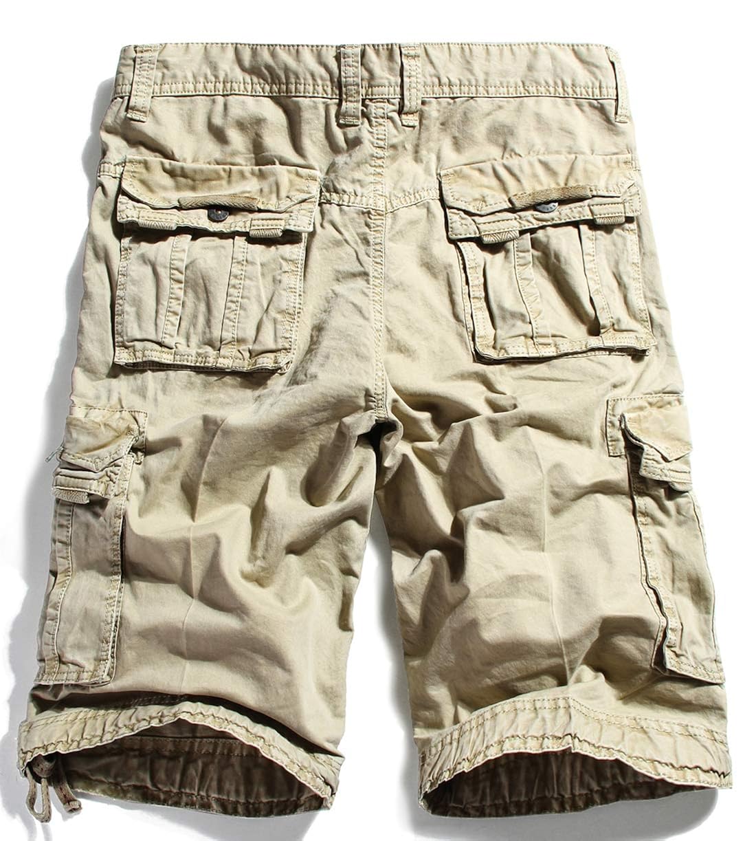 elastic work shorts