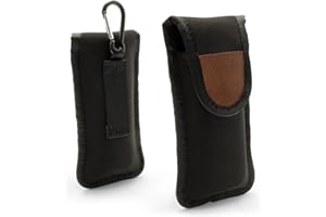 iGadgitz U6550 Neoprene Pouch Sleeve Case for Digital Voice Recorders - Black