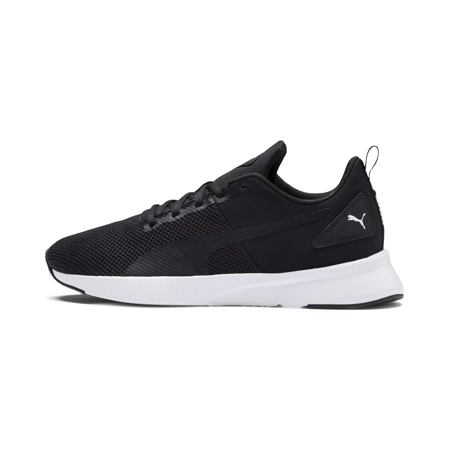 puma unisex black running shoes