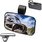 UTV Rear View Mirror,for 1.5" - 2" Roll Cage,UTV Center Mirror,UTV Mirrors Universal,with Shatter-Proof Tempered Glass Fits t