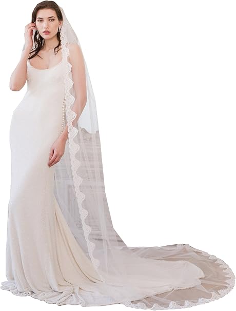 Kelaixiang Wedding Bridal White Ivory Veils Hair Accessories With