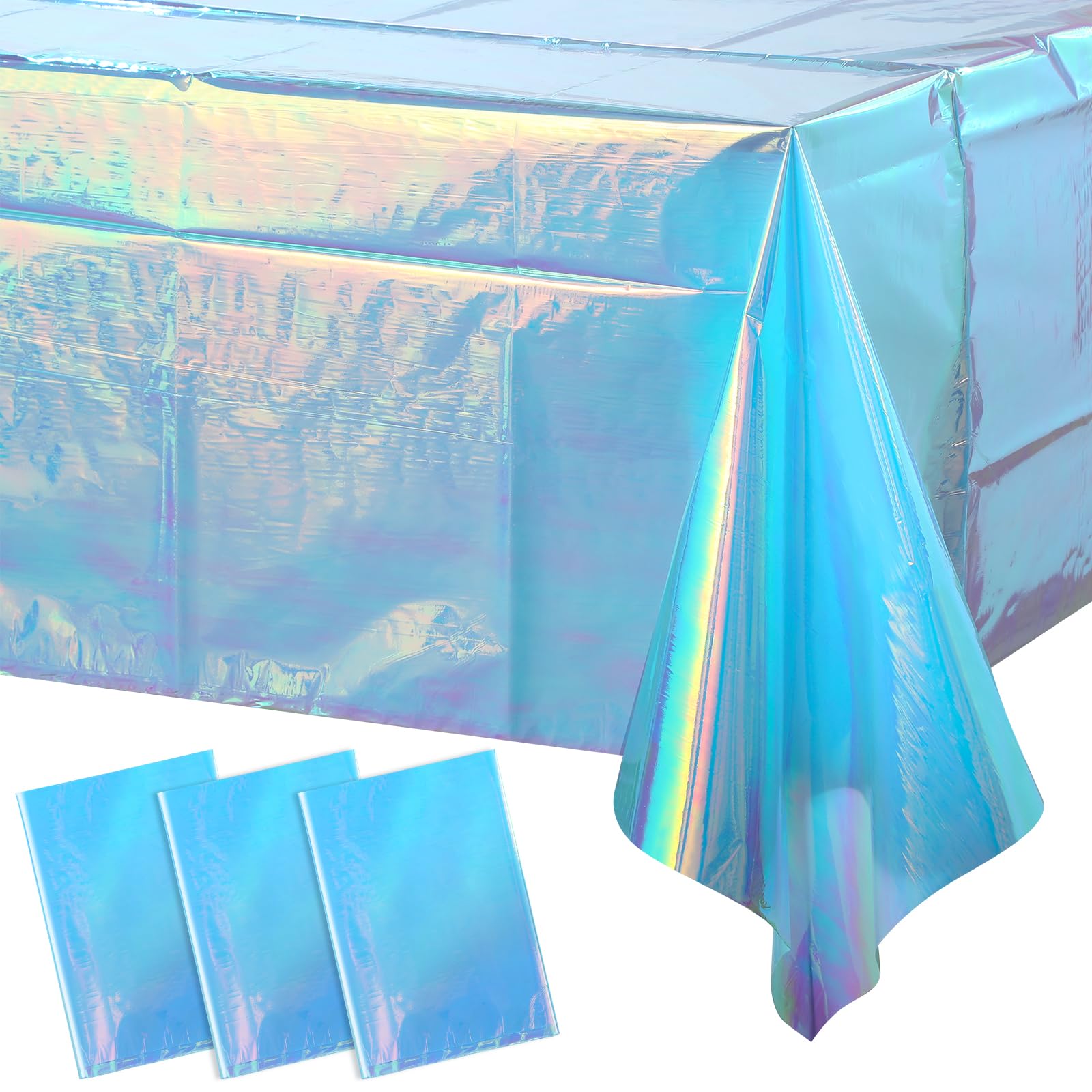 FunnyPars 3 Pack Iridescent Blue Plastic