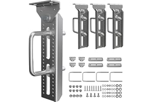 Wellmax 10" Heavy Duty Boat Trailer Bunk Brackets, 4-Pack | Galvanized Steel with Dacromet Coated | Swivel Top | Fits 3x3, 2x