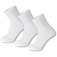 Cotton Diabetic Neuropathy Quarter Socks, Non-Binding Ankle Socks, Multipack