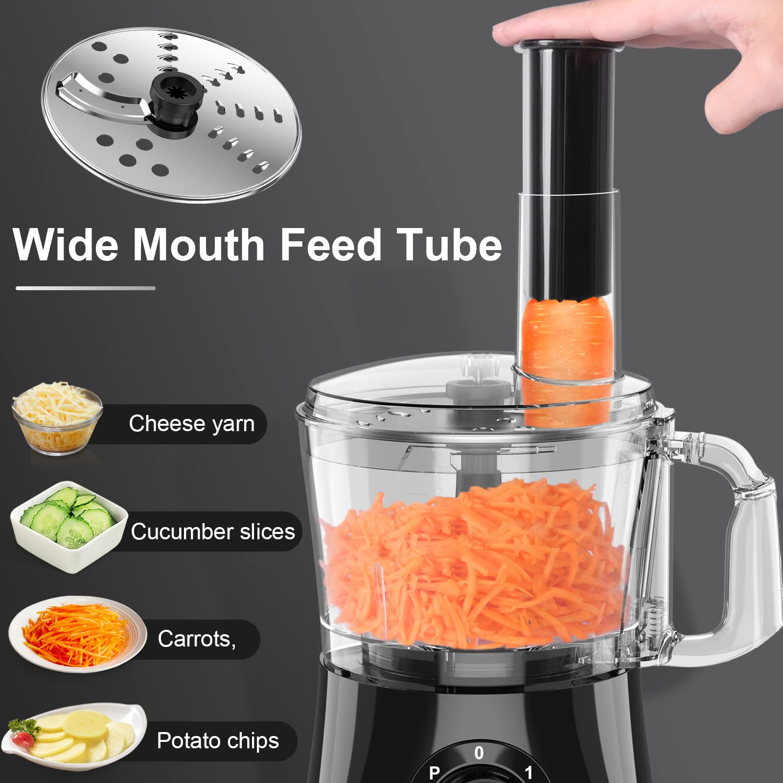 Food Processor, Anthter 600W Professional Food Processors & Vegetable