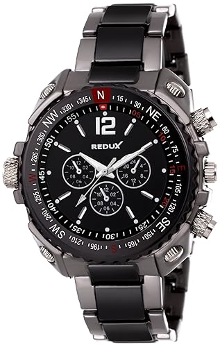 Redux Analogue Black Dial Mens & Boys Watch - RWS0143S