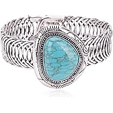 Montana West Rustic Couture's Bohemian Turquoise Cuff Bangle Bracelets for Women Cowgirl