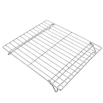 Qualtex Backofengitter mit faltbaren Beinen, 380 mm x 320 mm