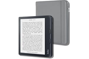 Kobo Libra 2 Black Bundle with Steel Grey SleepCover