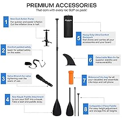 Panana Inflatable Stand Up Paddle Board, 10'x31 x6