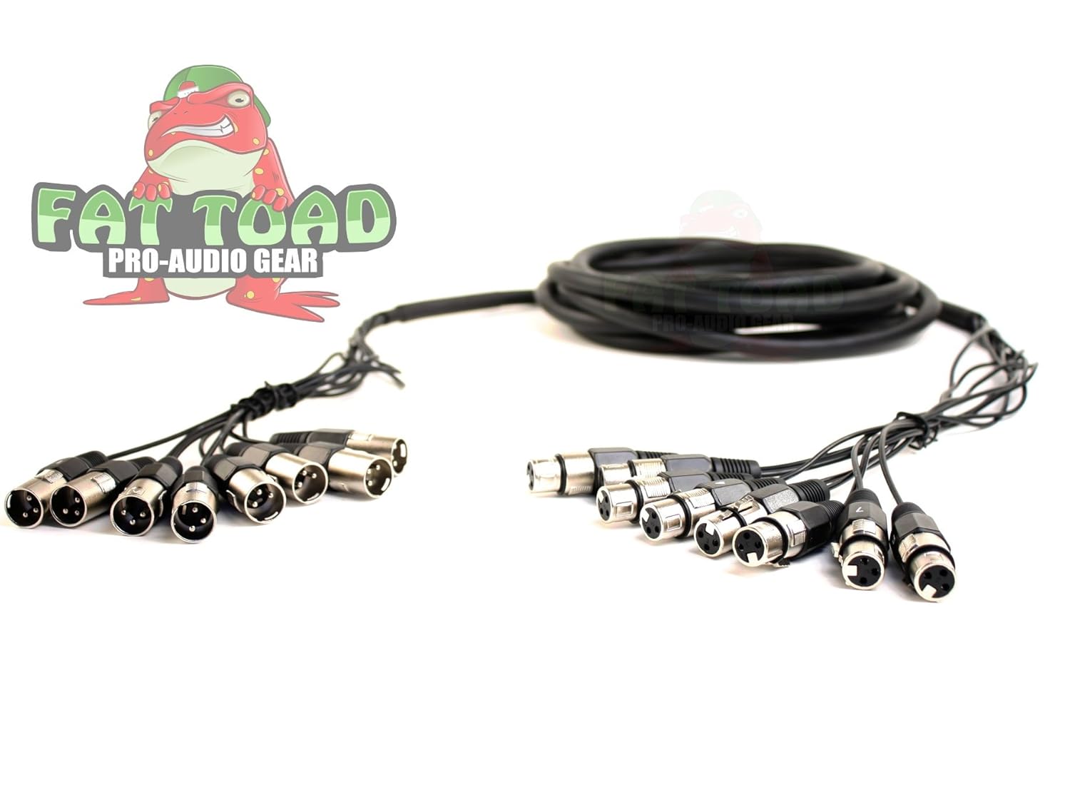 XLR Snake Cable Patch (8 Channels) by Fat Toad|Studio, Stage, Live Sound  Recording Multicore Cords|Pro Audio Shielded Balanced Double-Sided  Microphone ...