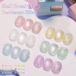 Double Rhythm 6 Pcs 15 ML Gel Polish Set Same Color