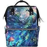 ALAZA A Beautiful Peacock Laptop Backpack Anti Theft Purse Backpack for Women Men,15.6 inch Doctor Bag College Backpacks Travel Casual Daypack