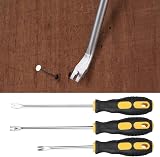 Tomoyuki 3 Pcs Upholstery Staple Remover Set Heavy Duty with Rubber Handles view 5