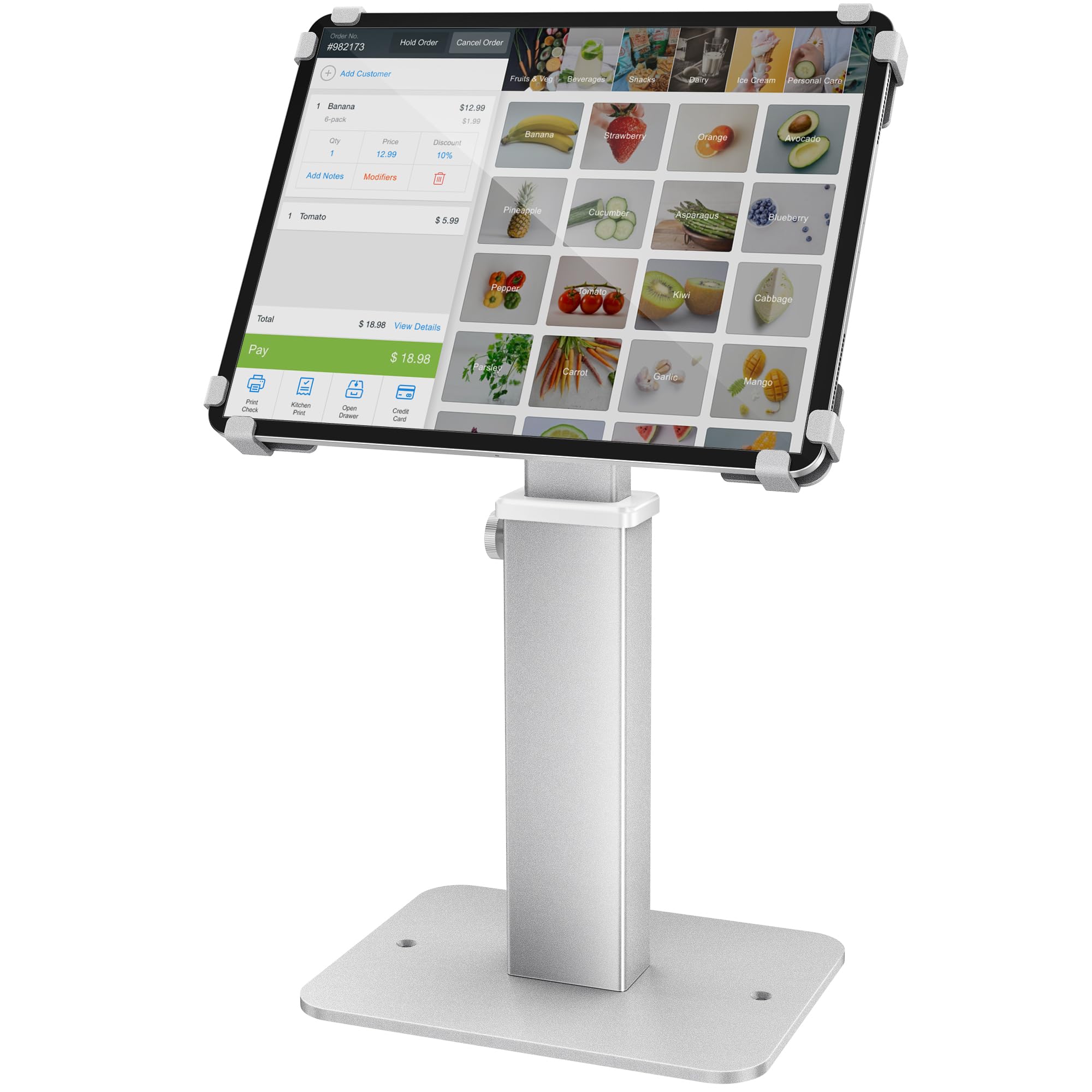 AboveTEK Anti-Theft iPad Kiosk Stand, 360 Rotation