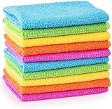 MTS Microfibre Cleaning Cloths 10 Pack 30x30cm Multicolour Non Ab abrasive view 1
