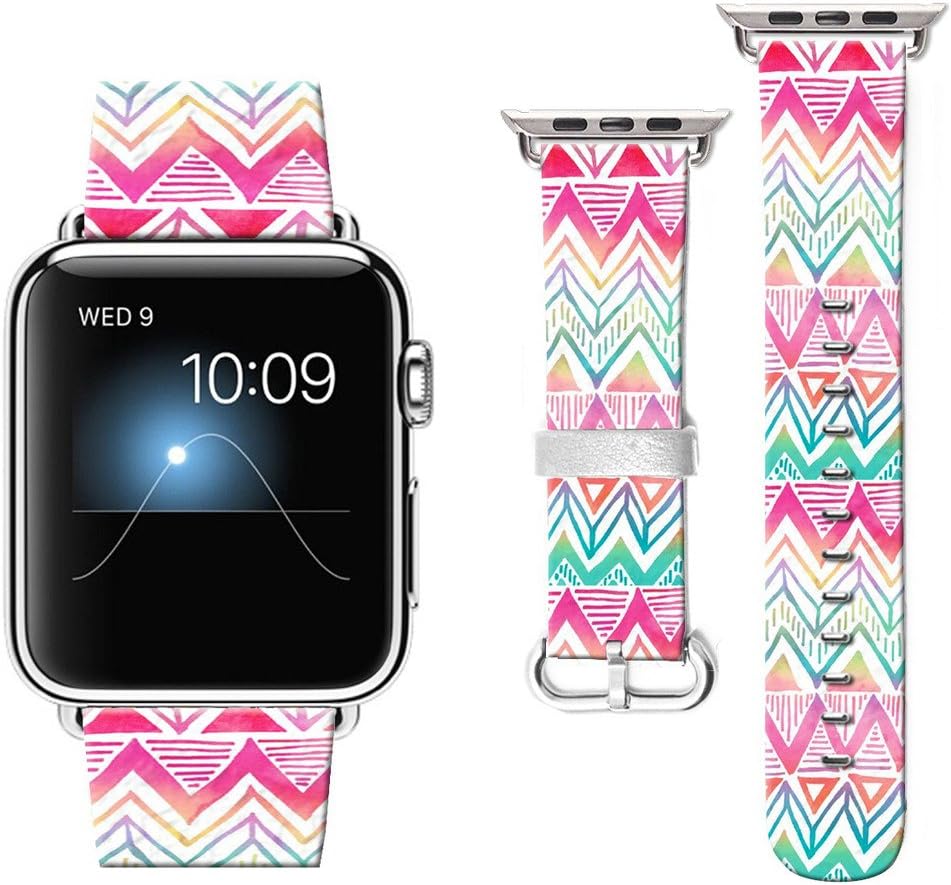 Amazon.com: Compatible with Apple Watch Band 40mm, Watchbands for iWatch 38mm, Leather Bands 