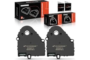 A-Premium 2-Pack HVAC Blend Door Actuator Compatible with Buick, Chevy, Cadillac, GMC, Hummer, Isuzu, Olds & Pontiac Vehicles