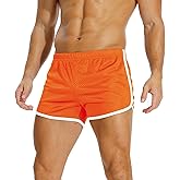 AIMPACT Mens Running Shorts Breathing Workout Gym Booty Short Shorts