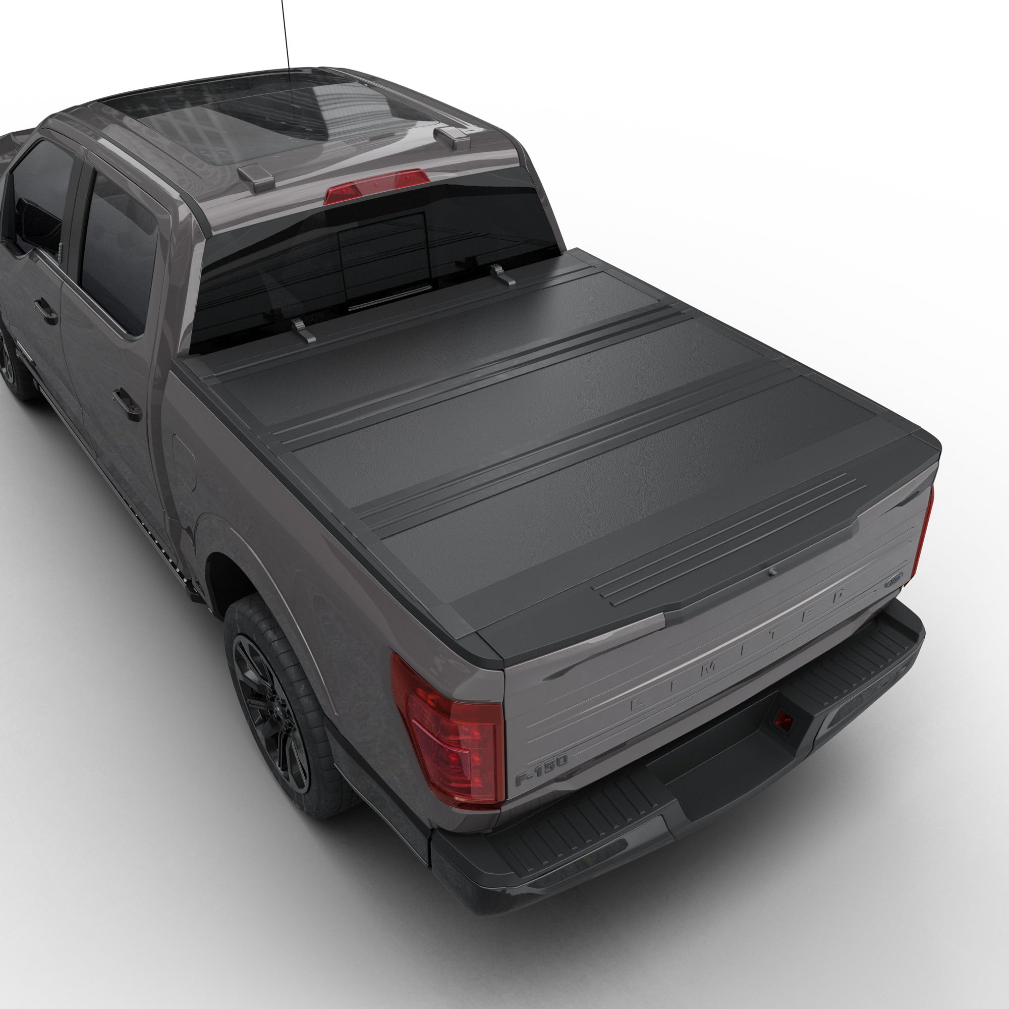 Photo 1 of ****SIMILAR***
Tutel Low Profile Hard Shell Flip-Up Truck Bed Tonneau Cover|Fits 2015–2026 Ford F-150 5'5" Bed (66") - TTLTMLPFU016