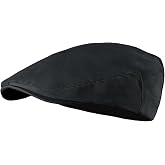 STARANCE Men Thin Cotton Gatsby Newsboy Cap | Light thin cotton fabric for summer, breathable ivy scally cap, ideal for driving hot weather