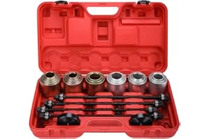 BTSHUB 26pc Universal Press and Pull Sleeve Kit, Bushing Installation and Removal Tool Set, Bushes Bearings Tool Kit Fit Cars LCV and HGV Engines