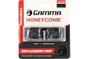 Gamma Honeycomb Cushion Grip for Pickleball Paddles, Moisture-Wicking Pickleball Replacement Grip, Premium Pickleball Equipme