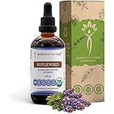 Secrets of the Tribe Bugleweed Tincture Alcohol-Free Liquid Extract, USDA Organic Bugleweed (Lycopus Virginicus) Dried Herb (4 FL OZ)