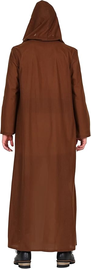 Amazon Party City コスの極み コスプレ 賢者のローブ メンズ 茶 コスプレ 仮装 通販