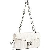 Travistar Quilted Crossbody Bags for Women - Small Leather Cross Body Shoulder Handbags Satchel Designer Evening Chain Purses