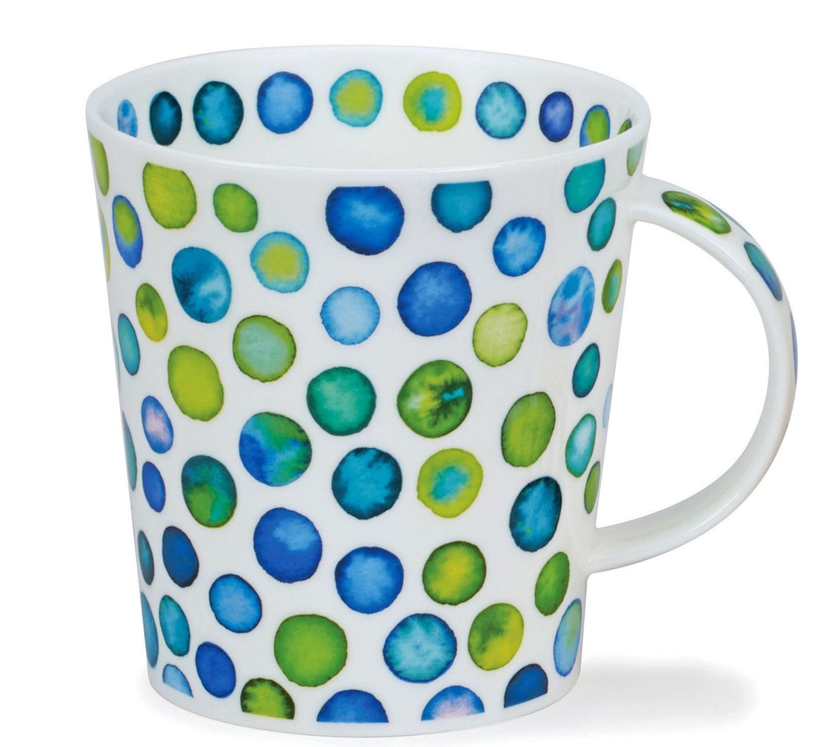 Dunoon Bone China Cool Spots Mug - Cairngorm Shape, 0.48l, Floral Pattern, Microwave and Dishwasher Safe